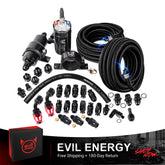 EVIL ENERGY Fuel Pump 300LPH With 10 Micron Filter PTFE Fuel Line Kits Universal EFI Fuel System Kit